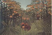 Henri Rousseau Monkeys in the Virgin Forest oil painting reproduction